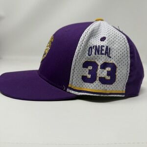 LSU Tigers Hat Cap Snap Back NCAA Basketball Shaquille O'Neal 33 Mens